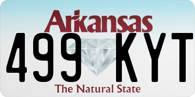 AR license plate 499KYT