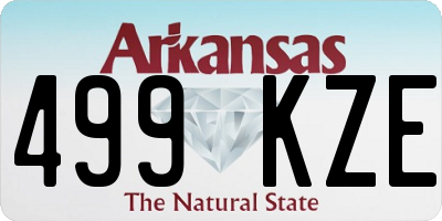 AR license plate 499KZE