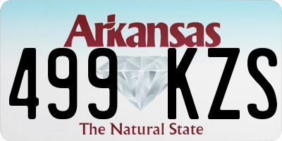 AR license plate 499KZS
