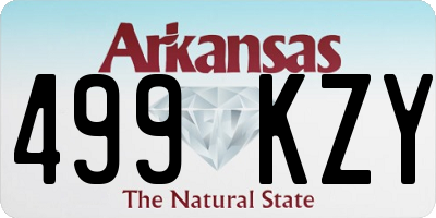 AR license plate 499KZY