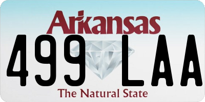 AR license plate 499LAA
