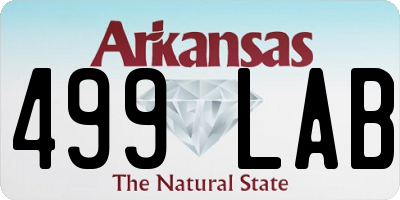 AR license plate 499LAB