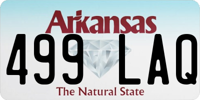 AR license plate 499LAQ