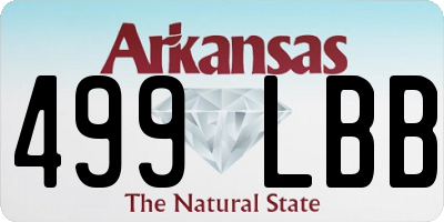 AR license plate 499LBB