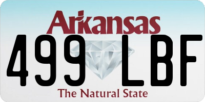 AR license plate 499LBF