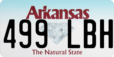 AR license plate 499LBH