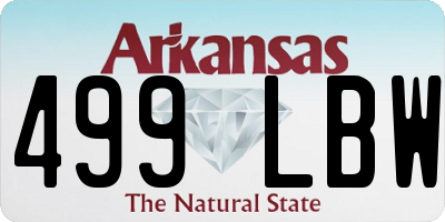 AR license plate 499LBW