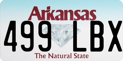 AR license plate 499LBX