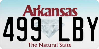 AR license plate 499LBY