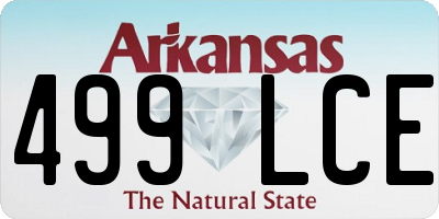 AR license plate 499LCE