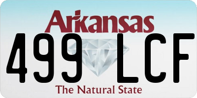 AR license plate 499LCF