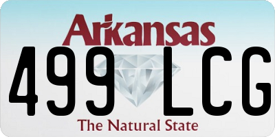 AR license plate 499LCG