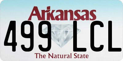 AR license plate 499LCL