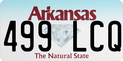 AR license plate 499LCQ