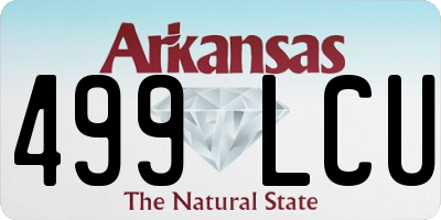 AR license plate 499LCU