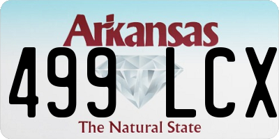 AR license plate 499LCX