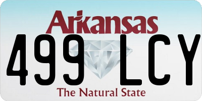 AR license plate 499LCY