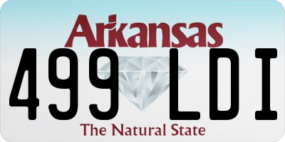 AR license plate 499LDI
