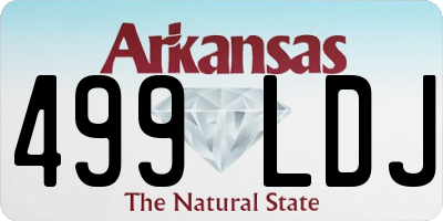 AR license plate 499LDJ