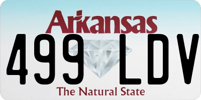 AR license plate 499LDV