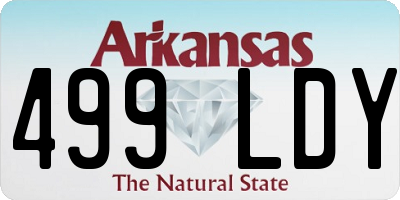 AR license plate 499LDY