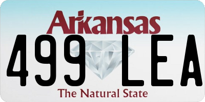 AR license plate 499LEA