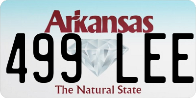AR license plate 499LEE