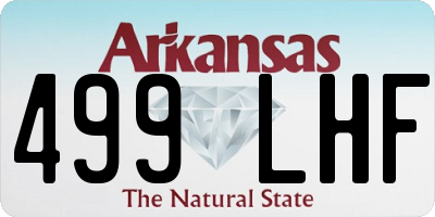 AR license plate 499LHF
