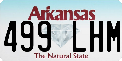 AR license plate 499LHM