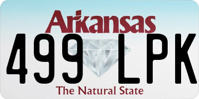 AR license plate 499LPK