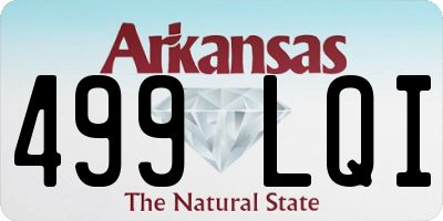 AR license plate 499LQI