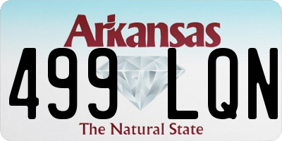 AR license plate 499LQN