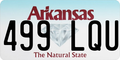 AR license plate 499LQU