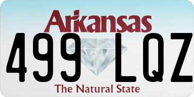 AR license plate 499LQZ