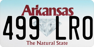 AR license plate 499LRO
