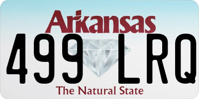 AR license plate 499LRQ