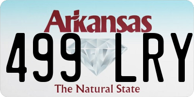 AR license plate 499LRY