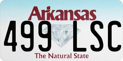 AR license plate 499LSC