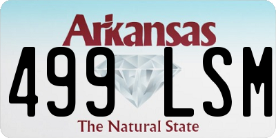 AR license plate 499LSM