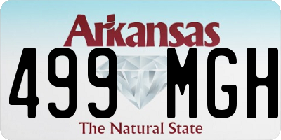AR license plate 499MGH