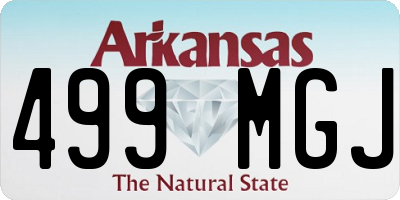 AR license plate 499MGJ