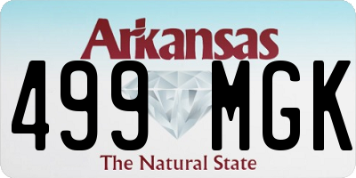 AR license plate 499MGK