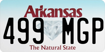 AR license plate 499MGP