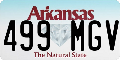 AR license plate 499MGV