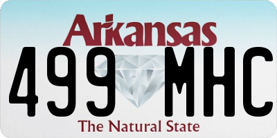 AR license plate 499MHC
