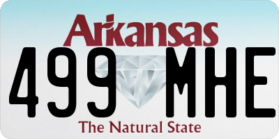 AR license plate 499MHE