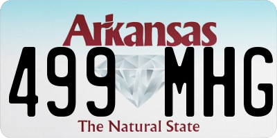 AR license plate 499MHG