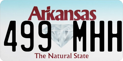AR license plate 499MHH