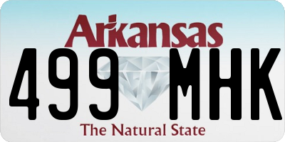 AR license plate 499MHK