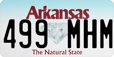 AR license plate 499MHM